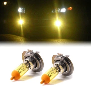 YELLOW XENON H7 100W BULBS TO FIT Ford Galaxy MODELS - Picture 1 of 1