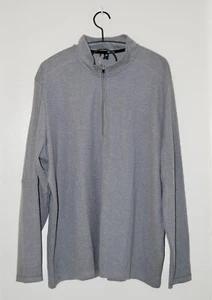 Neu mit Etikett Adidas Herren meliert grau 3-Streifen 1/4 Reißverschluss Stehkragen LS Sweatshirt Gr. XXL - Bild 1 von 12
