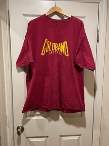 Goldband Records Men's T-Shirt 3XL Used Maroon Red - Picture 1 of 1
