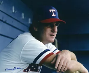 Signed 8x10 DOUG RADER Texas Rangers Autographed photo - COA - Picture 1 of 1