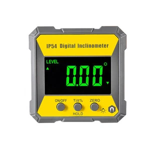 4 x 90 Degrees Digital LCD Protractor Inclinometer 0.2° Accuracy M8B3 - Picture 1 of 11