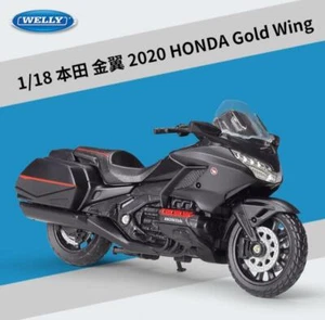 1:18 Welly Honda 2020 Gold Wing Motorcycle Bike Model New in Box - Picture 1 of 11