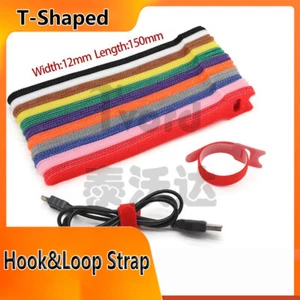 Adjustable Releasable Reusable Hook & Loop Cable Ties Width 12mm Length:150mm - Picture 1 of 12