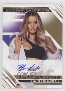 2022 Upper Deck Goodwin Champions Auto Kahili Blundell #A-BL Auto