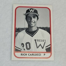 1981 TCMA Minor League #1 Rich Carlucci