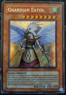 Guardian Eatos SOVR-EN097 Secret Rare Unlimited Edition Yugioh NM - Image 1 of 2