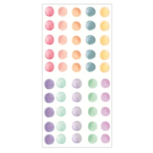 Colorful Dots Wall Sticker Decals Watercolor Background Pattern Child Baby - Picture 1 of 12