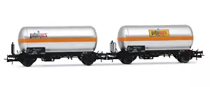 RIVAROSSI HR6621 Set 2 carri tipo Uh “Pibigas”, lirea alluminio, fascia arancio - Foto 1 di 1