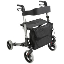 Arebos Alu Rollator klappbar Leichtgewichtsrollator Laufhilfe Gehhilfe Gehwagen