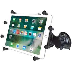 RAM X-Grip Dual Suction Cup Mount for iPad Pro 12.9, Surface, Other 12" Tablets - Picture 1 of 5