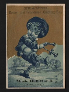 Boston and Providence Clothing Co. Trade Card - Picture 1 of 2