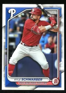 2024 Bowman Kyle Schwarber #89 BASEBALL Philadelphia Phillies - Picture 1 of 2