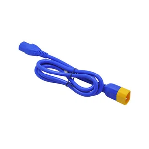 Cable de alimentación bloqueable de 1,2 M línea C13 a C14 adecuado para APC Schneider AP8704SX590 - Imagen 1 de 9