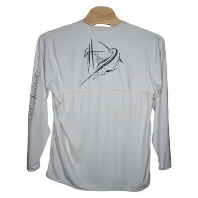 Camisa Guy Harvey Islas Caimán XL Performance Pesca Ventilada Manga Larga Top Foto 1 de 4