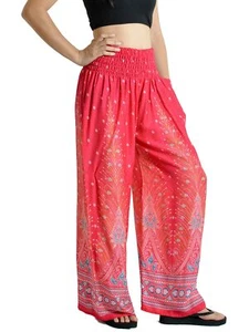 Open Ankle Wide Leg Harem Pants with Pocket - Yoga Flowy Pants for Women XX-L... - Picture 1 of 6