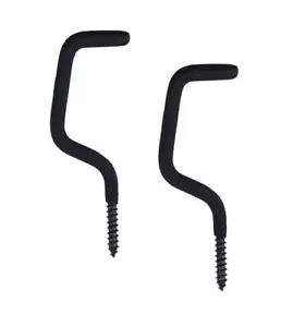 Treestand Screw In Accessory Hooks 10lb Capacity Archery Stand Bow Hanger 2 pack - Picture 1 of 2
