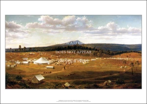 Old Ballarat 1853-54 Art Print – Eugene von Guerard Classic Art – 3 sizes Poster - Picture 1 of 4