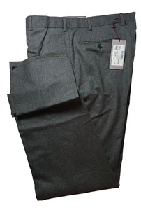 40 waist made in Italy Flannel pants Luciano Barbera Trousers 50It/Eu Gorgeous - Picture 1 of 8