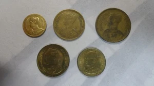 Thailand 5 10 25 50 Satang 1 5 10 Baht 18 Species Lot, 1957~, VF - UNC - Picture 1 of 8