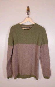 Suéter Woolovers Cuello Redondo Colorblock Lana Manga Larga Para Hombre Talla M - Imagen 1 de 5