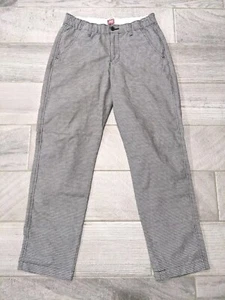 Levis XX Chino Pants 30x30 Houndstooth Black White Drawstring Stretch Flat Front - Picture 1 of 13