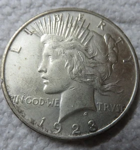 1922 Peace Silver Dollar 90% - Picture 1 of 4