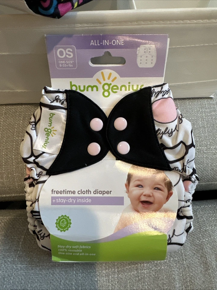 Pañal de tela BumGenius todo en uno tiempo libre - Audrey - NUEVO Foto 1 de 1
