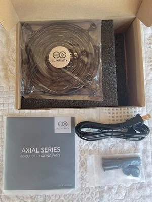 AC Infinity AXIAL HS1238A-X 1238 Muffin Fan 115V 120V AC 4.7 x 4.7 x 1.5 - Image 1 of 4