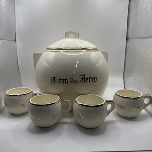 Tom And Jerry Vintage Punch Bowl Set di quattro tazze set super carino - Foto 1 di 11