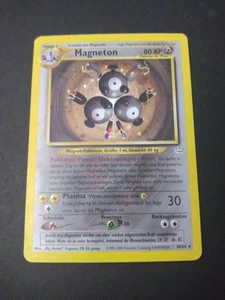 Pokemon Tcg Magneton Allemand 10/64 Holo Illimité Holo Rare comme neuf - Photo 1/11