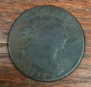 Centavo grande 1813 1C - Moneda de cobre de Estados Unidos - Picadura anverso ligero - Imagen 1 de 6