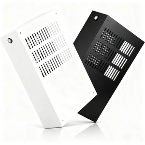 Estuche para PC Mini ITX con fuente de alimentación 1U FLEX ATX 3,2 L 0,8 mm acero SFF estuche para computadora - Imagen 1 de 24