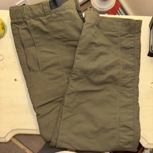 The North Face Mens XL Olive Convertible Zip Off Hiking Outdoor Hybrid Pants - Picture 1 of 10
