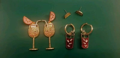 Pendientes perforados Baublebar And Sugarfix de BaubleBar bebida cristal pavé Foto 1 de 4