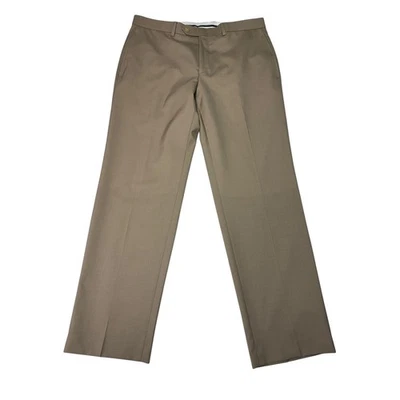 Pantalones de vestir Ralph Lauren Total Comfort de lana para hombre 34x30 beige informales de negocios Foto 1 de 4