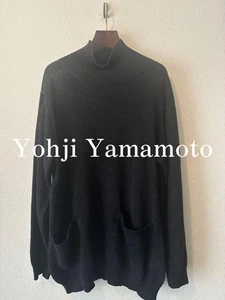 USED YOHJI YAMAMOTO LINEN POCKET KNIT GOOD M-4B50 - Picture 1 of 11
