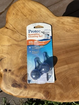 Protec Humidifier Antimicrobial Cleaning Ball, 2- Pack Odor Remover New Sealed - Image 1 of 3
