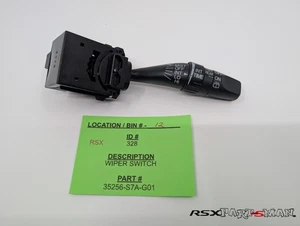 ACURA RSX Honda 35256-S7A-G01 WIPER Switch Assembly, Wiper - Picture 1 of 6