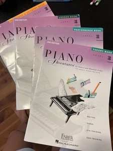 Piano Adventures Level 3B 4 Books - Picture 1 of 1