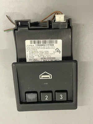 ✔️BMW E38 E39 E46 Homelink 3 botones abridor de puerta de garaje código rodante luz iluminada oe Foto 1 de 4