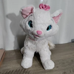 Disney Parks Marie Large Plush Aristocats White Cat Pink Bow 18” Tall - Picture 1 of 9