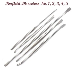 AA Pro: Penfield Dissectors No. 1, 2, 3, 4, 5 Neurosurgery Spine Instruments Set - Picture 1 of 4