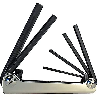 EKLIND 20511 Steel Handle Fold-up Hex Key allen wrench - 5pc set SAE Inch Sizes - Image 1 of 4