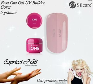Base One Gel UV Cover 5 g SILCARE - Acid Free - Builder Costruttore Nail Art - Imagen 1 de 2