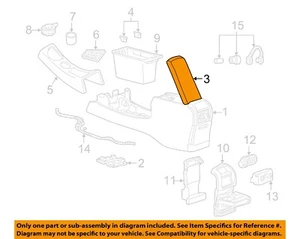 FORD OEM Explorer Sport Trac Center Console-Compartment Door 1L2Z9806024AAA - Picture 1 of 2