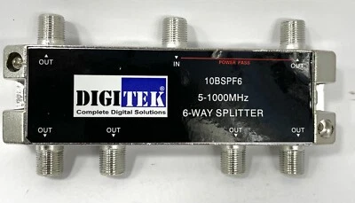 6 Way F Type TV Splitter Foxtel  Antenna Signal BRAND NEW - Image 1 of 4
