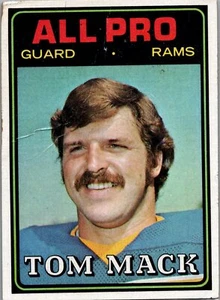 Tom Mack 1974 Topps #126 FOOTBALL Card Los Angeles Rams - Picture 1 of 2