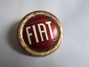 Fiat 124 Abzeichen badge Kühlerzeichen Kühlerabzeichen symbol Plakette 58mm - Picture 1 of 1