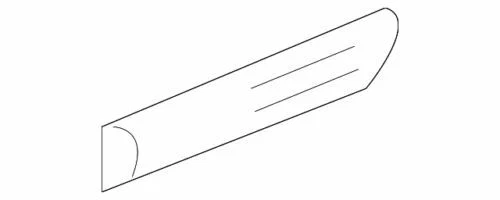 OEM NUEVO 07-13 GM Chevrolet GMC Yukon puerta lateral del conductor carrocería moldura lateral 15865855 Foto 1 de 2