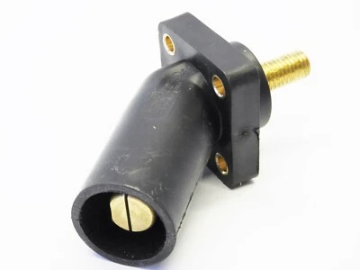 Marinco Panel Connector Male Single Pole 600V, 400A, Black, Threaded Stud - Image 1 of 3